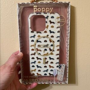 iPhone 16 Pro Max Case - White with Multicolor Dachshunds